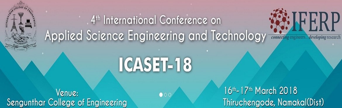 Welcome to the 4th ICASET