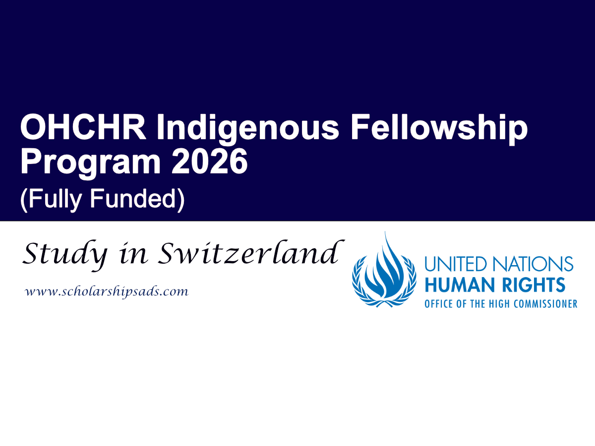  OHCHR Indigenous Fellowship 2026 – Switzerland (Fully Funded)