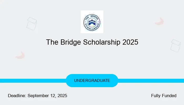 The Bridge Scholarship 2025 – Nigeria Public University Students