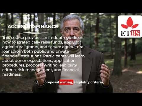 FUNDRAISING, GRANTS, AND ACCESS TO AGRICULTURAL LOANS